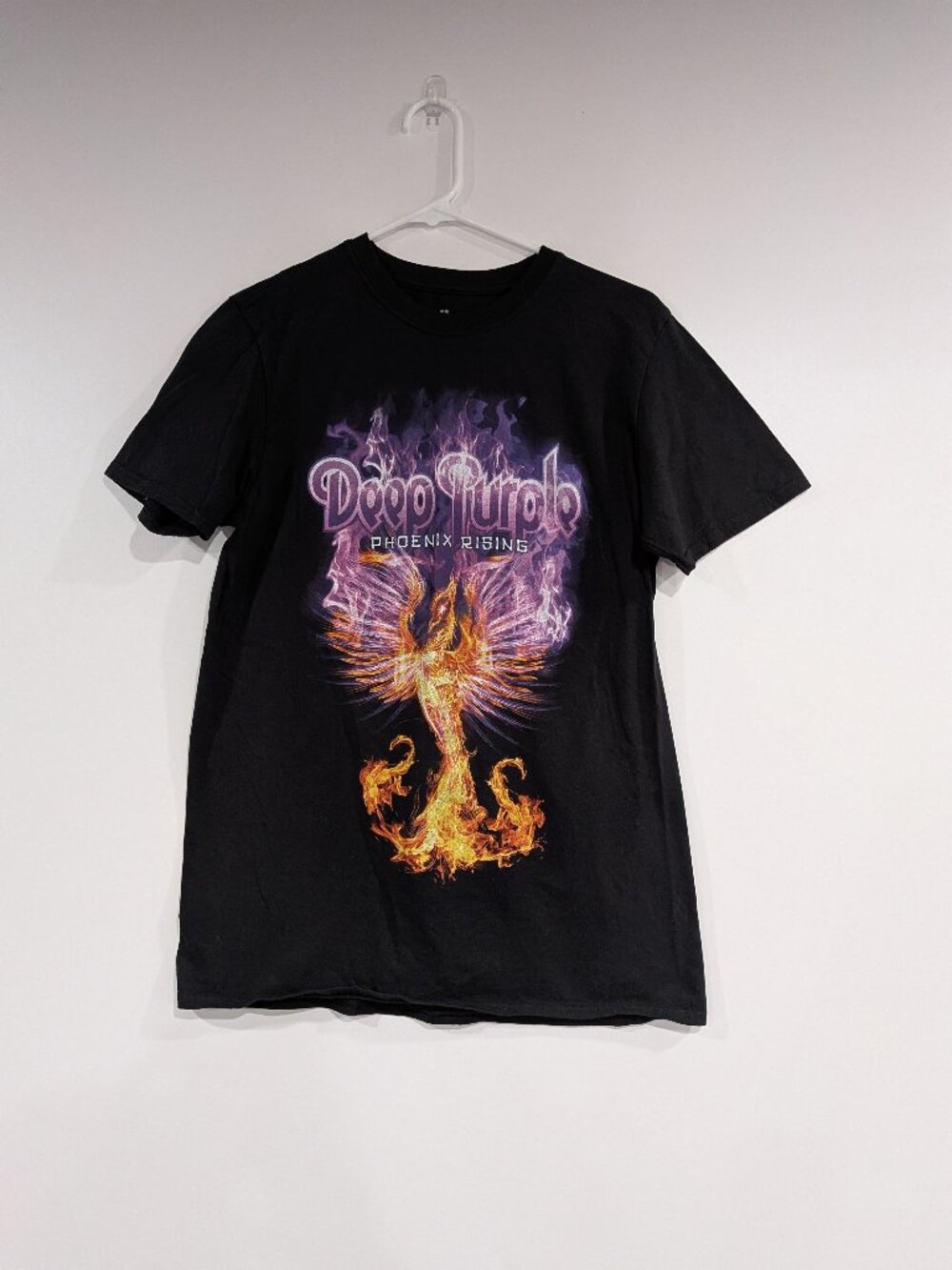 Deep Purple Phoenix Rising Band Tee Black Size Medium